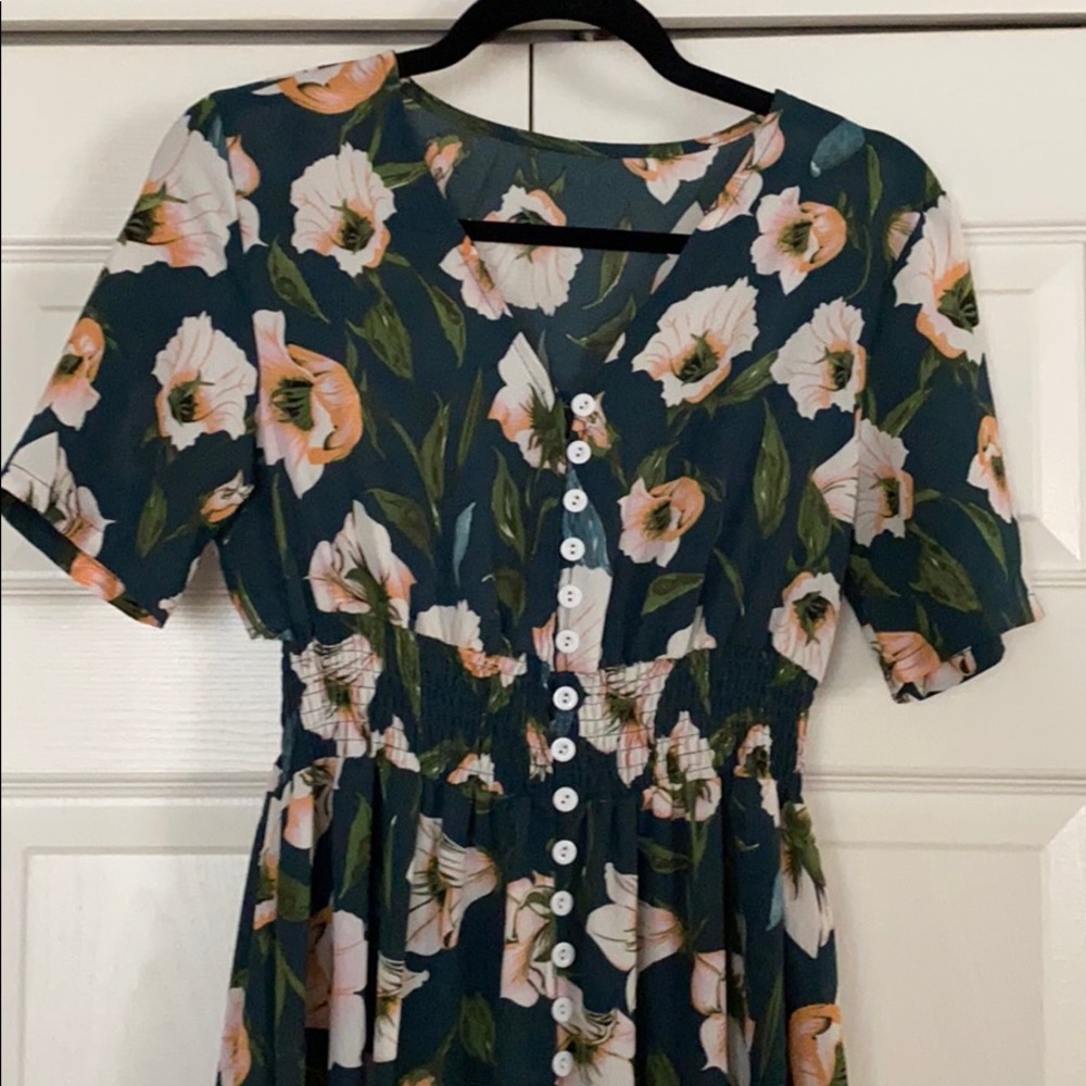 Floral maxi dress